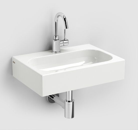 Clou Mini Match Me fontein 45x10cm mineraalsteen wit