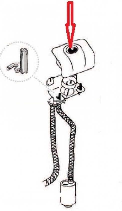 Switch CW/ SW Zwart Metaal Universeel 8710315582321