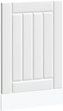 vidaXL - Vaatwaspaneel - Lucca - bewerkt - hout - wit