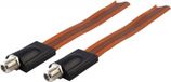 Schwaiger KFF30 531 Koaxkabel 0,173 m F-Stecker Schwarz, Rot