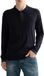 Scotch & Soda Ecovero Blend Knitted Long Sleeve Polo Anthracite XXL