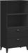 vidaXL Bibliothèque VIKEN - Noir - Bois - 60x35x123 cm