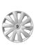 Sparco Wieldoppenset 15 inch (38,1 cm), model Milano zilver