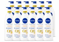 Nivea Q10 Verstevigende Bodylotion met Pomp - Vitamine C - 48 uur Hydratatie - Voor Normale Huid - 400 ml - Voordeelverpakking