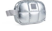 Fresh 'n Rebel Coze Mini - Puffy Etui & Organizer - Compacte Reistas voor Accessoires - Opbergtas met Slimme Vakindeling - Premium Afwerking - Liquid Silver