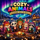 Cozy Animals Coloring Book: 25 Cute and Relaxing Animal Designs