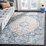 Safavieh Headley Vloerkleed Crème/Blauw Viscose Klassiek Rechthoekig 152 x 244 cm