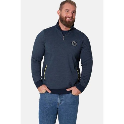 Jan Vanderstorm trui Plus Size - donkerblauw