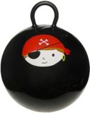 Duckiez Skippybal - piraten print - zwart - D45 cm - buitenspeelgoed