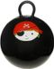 Duckiez Skippybal - piraten print - zwart - D45 cm - buitenspeelgoed