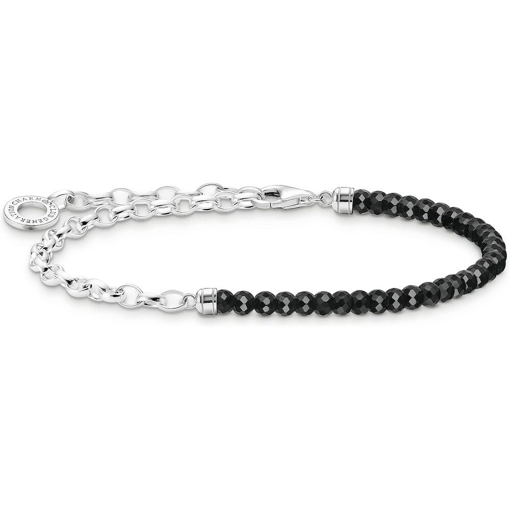 Thomas Sabo Thomas Sabo Armband Zilver 925 zwart Armbanden Dames