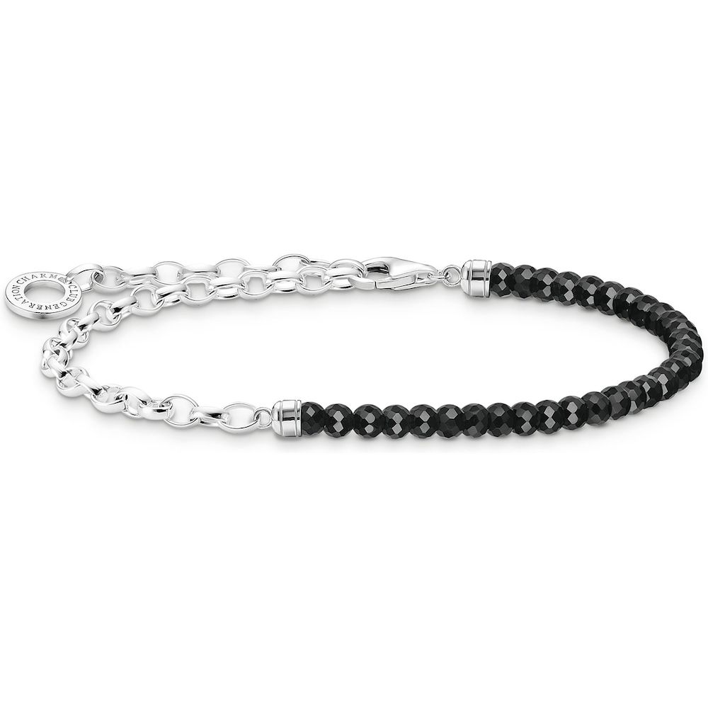 Thomas Sabo Armband Zilver 925 zwart - Armbanden Dames