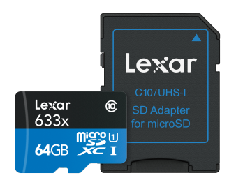Lexar High-Performance 633x microSDHC/microSDXC UHS-I
