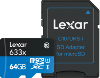 Lexar High-Performance 633x microSDHC/microSDXC UHS-I