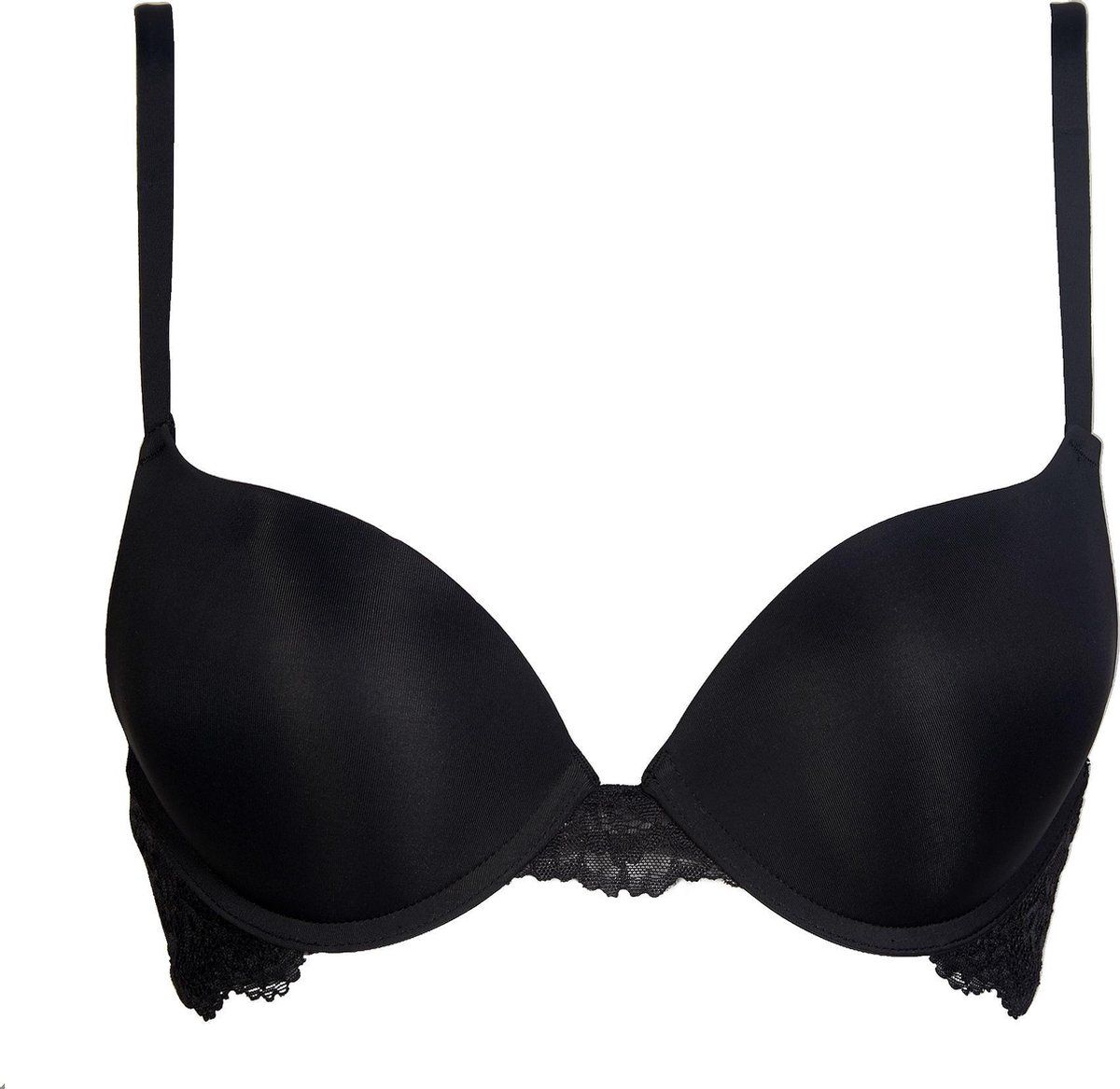 After Eden Recycled Two Way Push-up Bra - Black - Size 70B