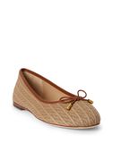 Lauren Ralph Lauren Ballerine 'JAYNA' beige foncé / marron / kaki