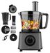 Robot de cuisine, 2000 W, acier inoxydable, bol de 3,5 litres, 2 vitesses