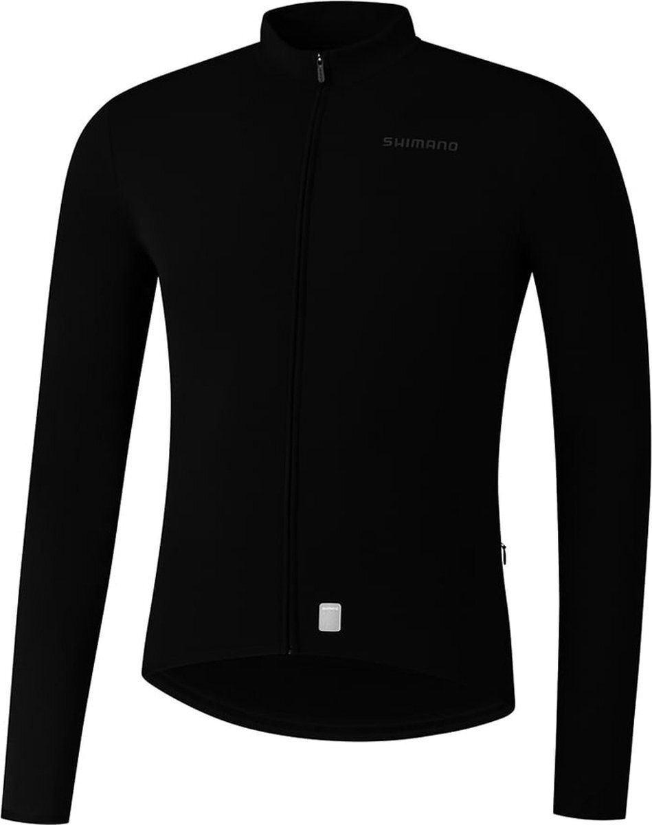 Shimano Vertex Thermal Fietsshirt Lange Mouwen Heren Zwart-L