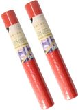 Sans marque Lot de 2 chemins de table en papier rouge 300 x 40 cm