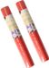 Sans marque Lot de 2 chemins de table en papier rouge 300 x 40 cm