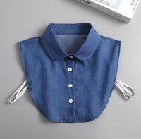 Actie4you® Losse Blouse Kraag Blauw One Size