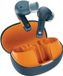 Fresh 'n Rebel Twins Fuse 2 - Draadloze oordopjes - Noise Cancelling oortjes met 36 uur speeltijd - Met Microfoon en App - Steel Blue + Flaming Orange