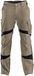 KÜBLER KUBLER ACTIVIQ 23505365 Hi Vis Reflecterend Werkbroek HEREN Veiligheidsbroek Zandbruin Zwart - Met Kniezak - Krasvrij