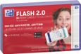 Oxford Flash 2.0 - Flashcards - Blanco - A7 - Paarse rand - 80 stuks