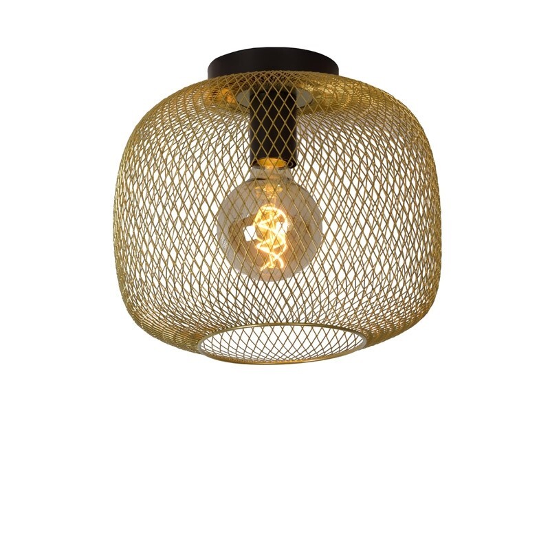 Lucide Wandlamp Mesh Goud 45185/30/02