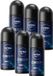 NIVEA MEN Deep Black Carbon Beat Anti-Transpirant Deo Roller - Deodorant - Voordeelverpakking - 6 x 50ml