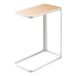 Yamazaki 7202 FRAME Side Table, white, Steel/Wood, 24 x 45 x 52 cm