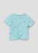 s.Oliver T-shirt avec détail noué vert océan