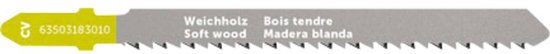 Fein 63503183010 Decoupeerzaagblad voor hout CV 75 T2.5 SW SC RV 5 stuk(s)