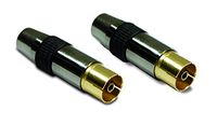 Metronic 419105 tv-stekker afgeschermd, zwart