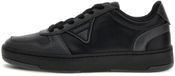 Guess Vadik Trainers Zwart Leer Synthetisch Rubber Veters Mannen Volwassenen Maat 45