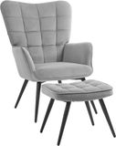 HOMCOM Relaxsessel mit Fußhocker