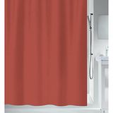 Spirella PRIMO douchegordijn Ring Polyester Terracotta