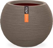 Capi Europe Vaas bol Rib NL - 40x32 cm - Warm taupe