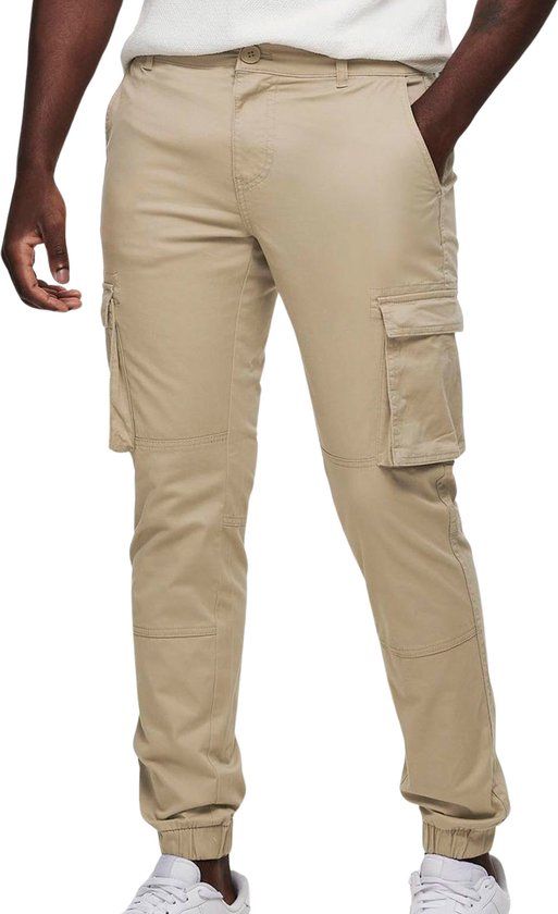 Only & Sons Cam Stage Cargo Broek Heren - Maat W36L34 - lichtbruin