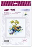 RIOLIS Borduurpakket 2287 Little Turtle