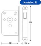 Artitec-Wallebroek Serrure de meuble Mauer nickel mat non verni