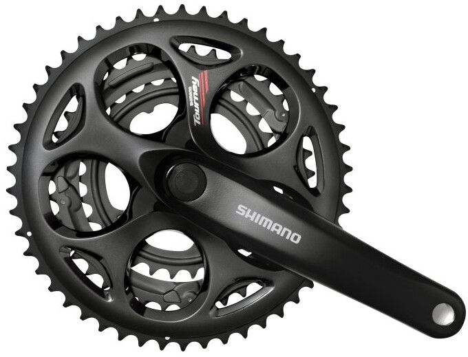Shimano Tourney FC-A073 Crankset 7/8-speed 50/39/30 tanden 113mm, black