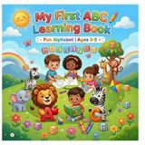 My First ABC Learning Book for Kids (Ages 3–5): Fun Alphabet | Words