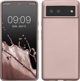 kwmobile telefoonhoesje geschikt voor Google Pixel 6 - Back cover in metallic arctische bes