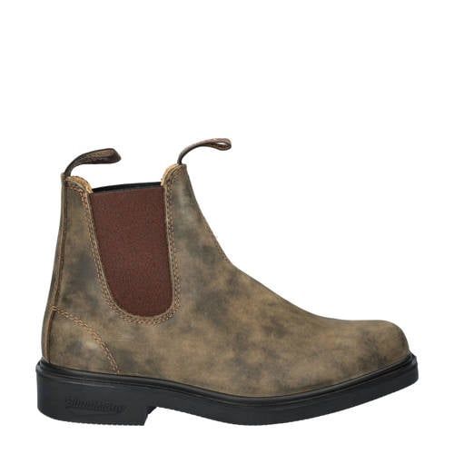 BLUNDSTONE 1306 nubuck chelsea boots bruin