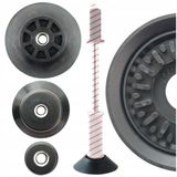 Schwarz Werkzeuge Bol PDR Zuignappen voor Drukloze Hamer - 60/120/150mm Rubber