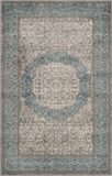 Safavieh Traditioneel Geweven Binnen Vloerkleed, Sofia Collectie, SOF365, in Licht Grijs & Blauw, 66 X 183 cm
