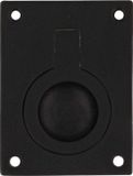 Intersteel Luikring rechthoekig 65 x 49 mm mat zwart