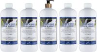 Claudius Cosmetics B.V. Body & Hair Milk & Honey 5 x 1 liter met gouden pomp