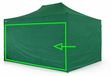 Easy-up Zijwand 4,5 m pour tentes de réception ALU 3x4,5 m – PVC 450 g/m², étanche - Vert